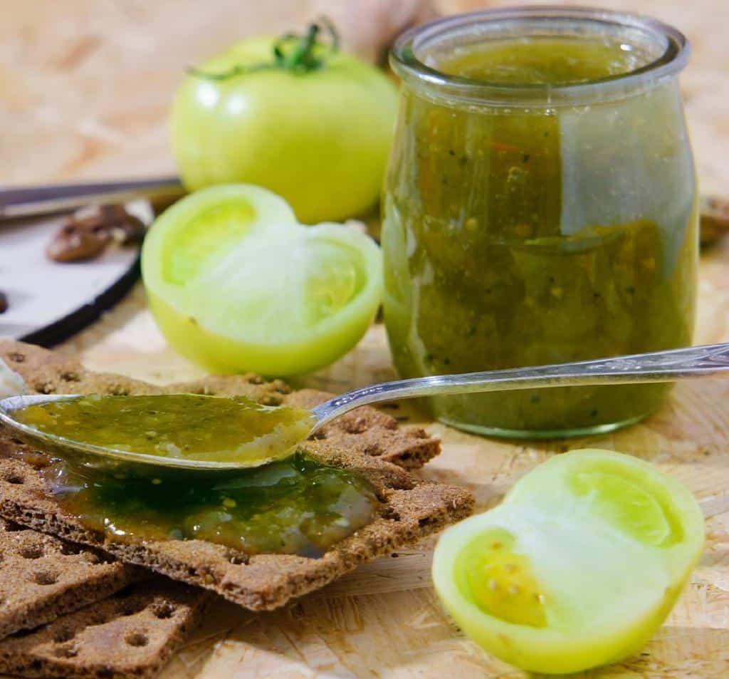 Confiture de tomate verte